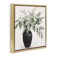 thumbnail image 4 of Stupell Industries Plant in Black Vase Botanical & Floral Painting Gold Floater Framed Art Print Wall Art, 18 x 18, 4 of 10