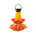 thumbnail image 1 of WLOELOEW Solar-Powered Glass Hummingbird Feeder With LED Night Light For Outdoor Gardens, 1 of 2