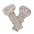 thumbnail image 3 of Winter Thermal Half Finger Gloves for Outdoor Sports and Cold Weather Activities with Touchscreen Compatibility, 3 of 3