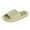 Green, variant on Women Men Cloud Slides Pillow House Slipper Comfort Cushioned Thick Sole Non-slip Quick Drying Shower Shoes