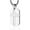 Silver, variant on HZMAN Isaiah 41:10 Jewelry, Stainless Steel cross Dog Tag Necklace STRENGTH Bible Verse (Silver)