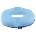 thumbnail image 2 of Axioma Memory Foam Donut Round Cushion Pressure Sore Inflatable 17 x 16inch Blue, 2 of 10