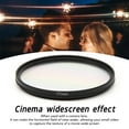 thumbnail image 3 of 77mm Rainbow Flare Brushed Filter, Special Effects Camera Lens Filter Cinema Widescreen Effect  For Music Videos, 3 of 8