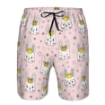 thumbnail image 4 of Wukai Queen For Rabbit Print Beach Trunks with Compression Liner Swimsuit Quick Dry Beach Sports Shorts with Pocket-Medium, 4 of 8