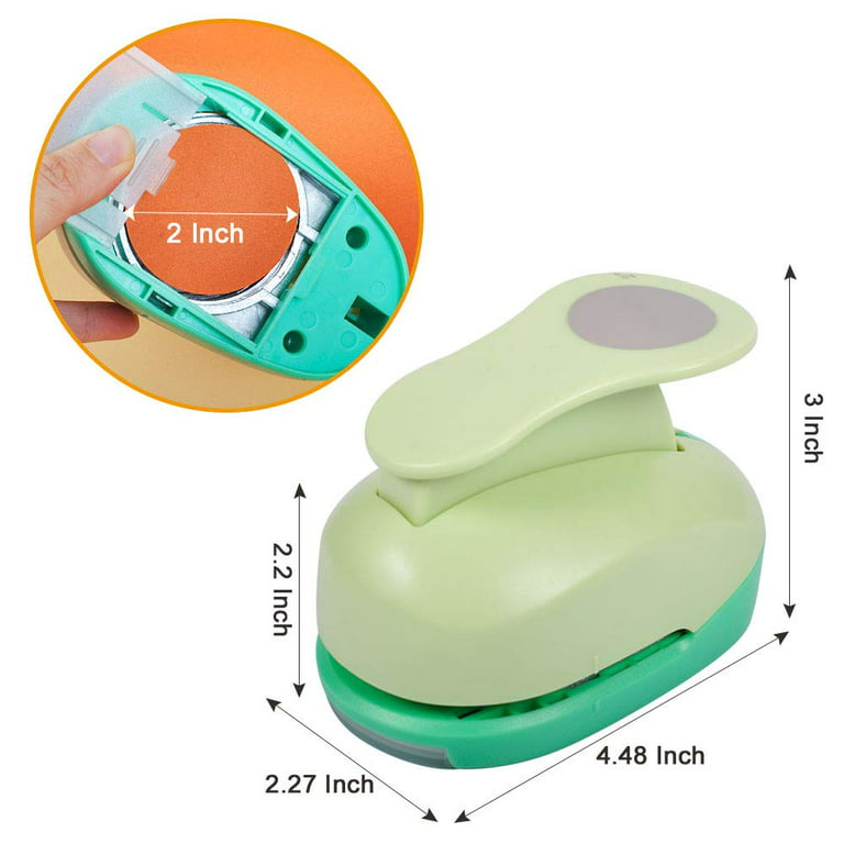 UCEC 2 Inch Paper Punch, Circle Punch, DIY Handmade Craft Hole Punch Shape  for Crafting Scrapbooking Cards Arts Fun Projects : : Home