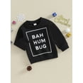 thumbnail image 3 of Bagilaanoe Baby Girl Boy Casual Sweatshirt Toddler Long Sleeve Letter Print Pullover 6M 12M 18M 24M 3T 4T Kids Fall Loose Tee Tops, 3 of 8