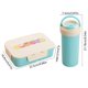thumbnail image 3 of Set de lonchera Bento Box con taza | Fiambrera multicompartimento para preparar comidas para niños y adultos | Recipiente hermético apto para microondas para la escuela, el trabajo o la oficina, 3 of 6