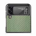 thumbnail image 6 of Compatible with Samsung Galaxy Z Flip 4 Case,Cute Woven Pattern Case for Women Men,Bumper,Soft Shockproof Camera Protection Phone Case TPU Anti-Bump Silicone Wireless Charging Case,Green, 6 of 11