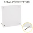 thumbnail image 4 of LEFU Acrylic CD Display Stand with Card Slot, Transparent Photo Frame for Albums, Photocards, and Memories, Perfect for Home Organization and Closet Storage, 4 of 8