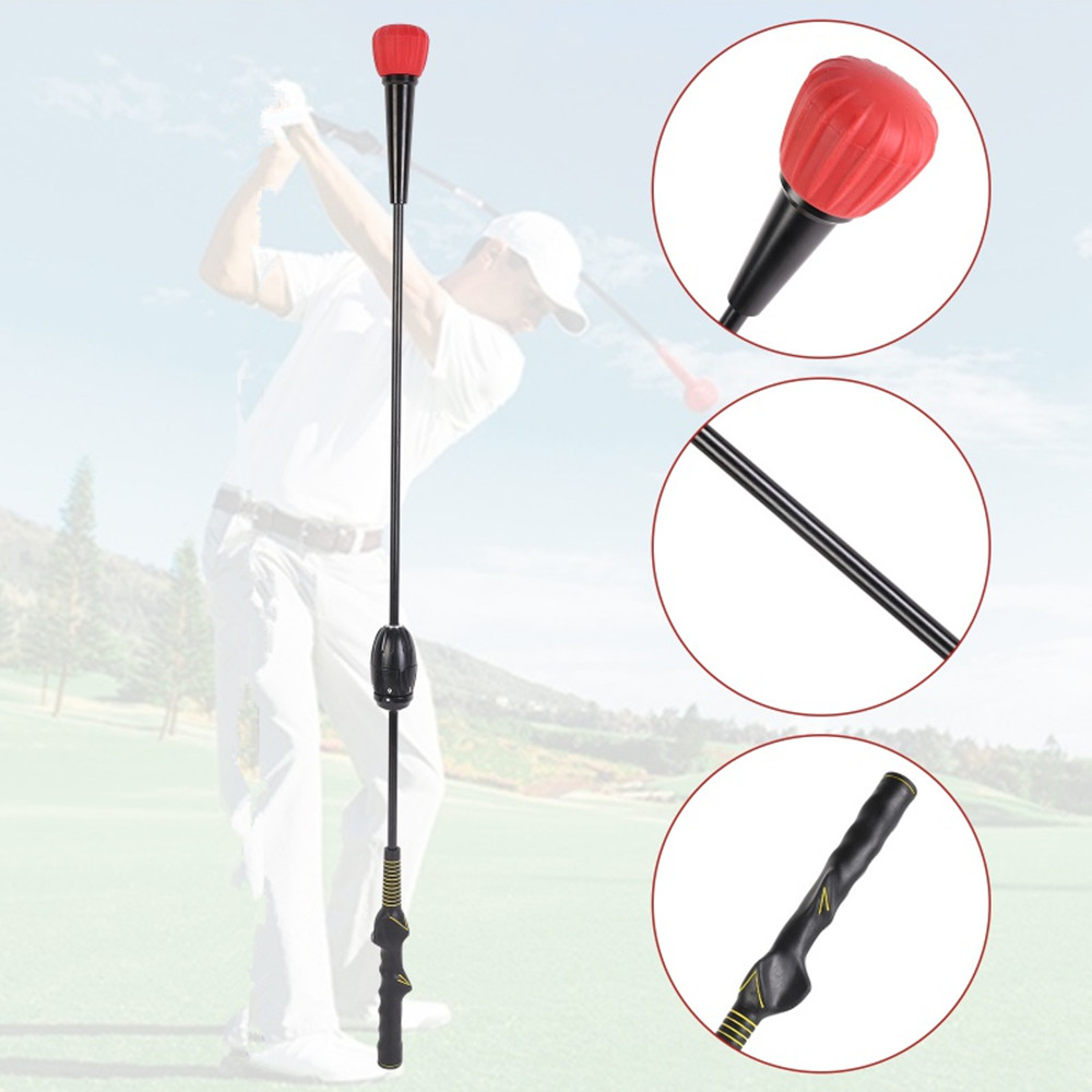 Balight Golf Adjustble Power Stick Distance Training Aid Trainer for