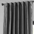 thumbnail image 6 of Graphite Blackout Faux Silk Taffeta Curtain (1 Panel), Graphite, 50W X 84L, 6 of 10