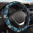 thumbnail image 3 of Lsque Underwater Office Diver Ultra Soft Car Steering Wheel Cover for Women, Standard 15 inch Size for Truck Van SUV Auto, 3 of 8