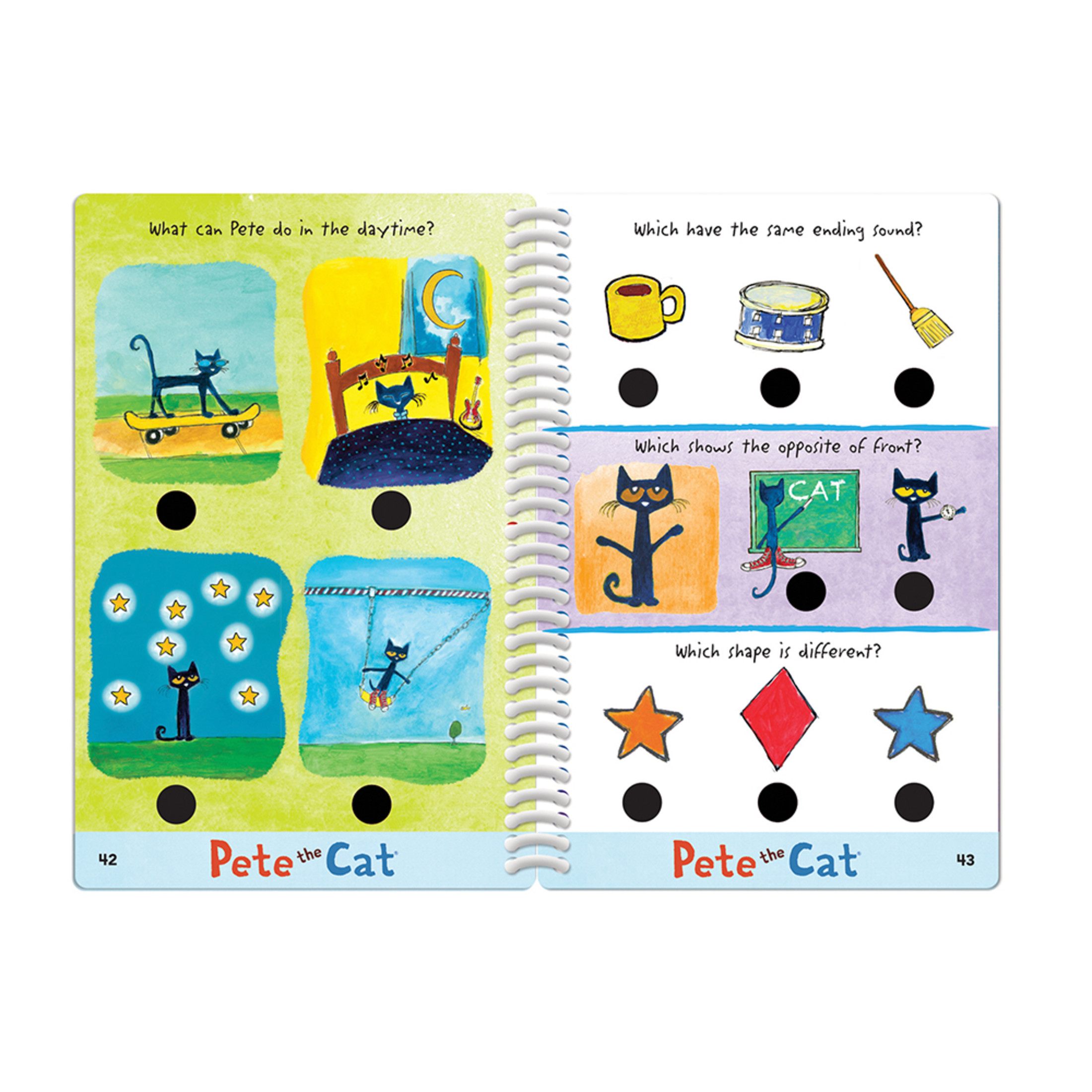 Educational Insights Hot Dots Jr. Pete The Cat Preschool Rocks Set with Interactive Pen, Kids Ages 3+