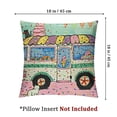 thumbnail image 4 of Cute dessert pillowcase, cushion cover, ice cream pattern sofa pillowcase, popsicle pattern  Set of 2 Multiple specifications, 4 of 7