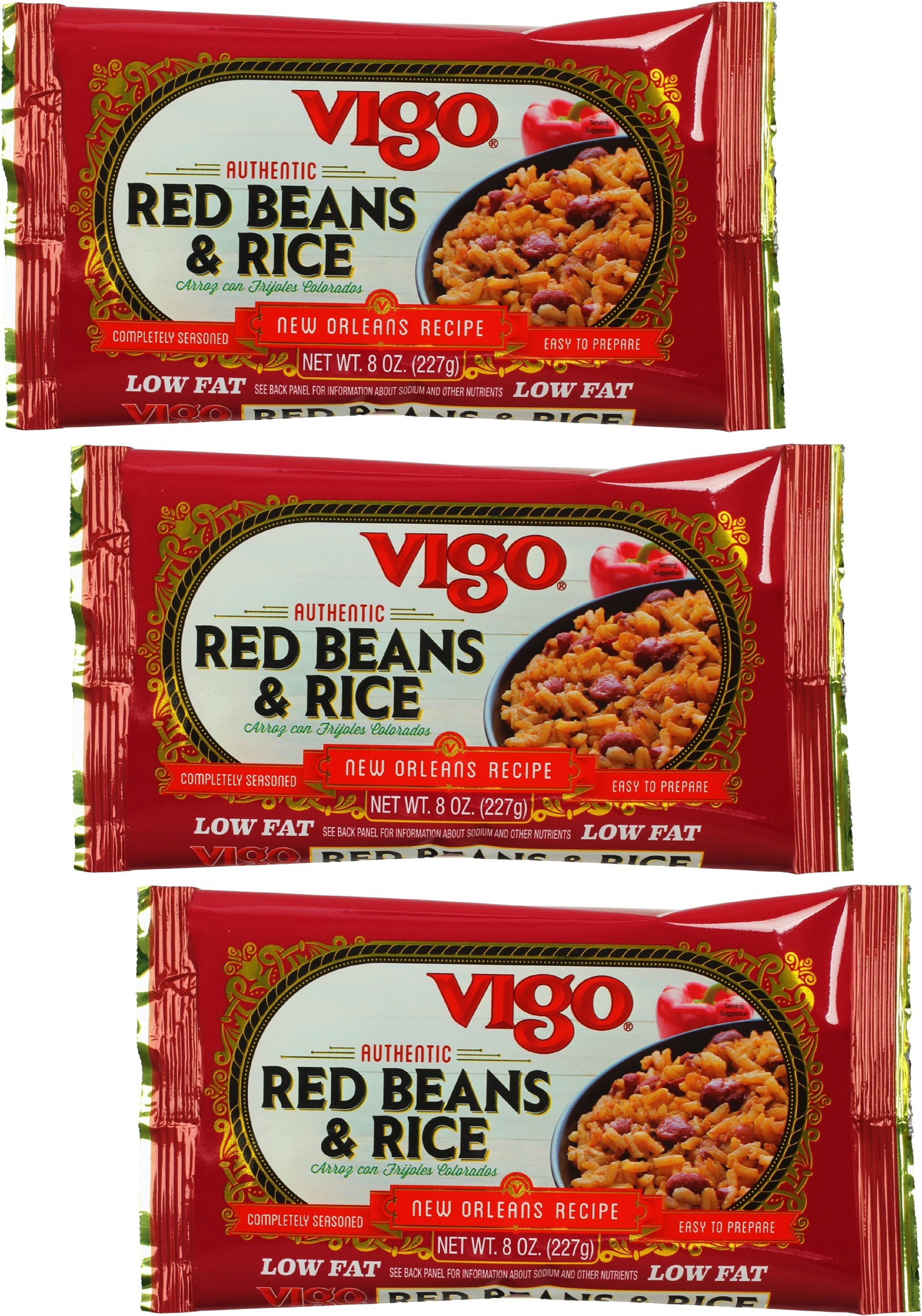 Vigo Red Beans & Rice 8 oz (Pack of 3)
