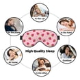thumbnail image 7 of Xecao Strawberries for Soft Fluffy Sleeping Blindfold, Nap eye cover tailored for the utmost comfort for girls, women, kids, and adults., 7 of 7
