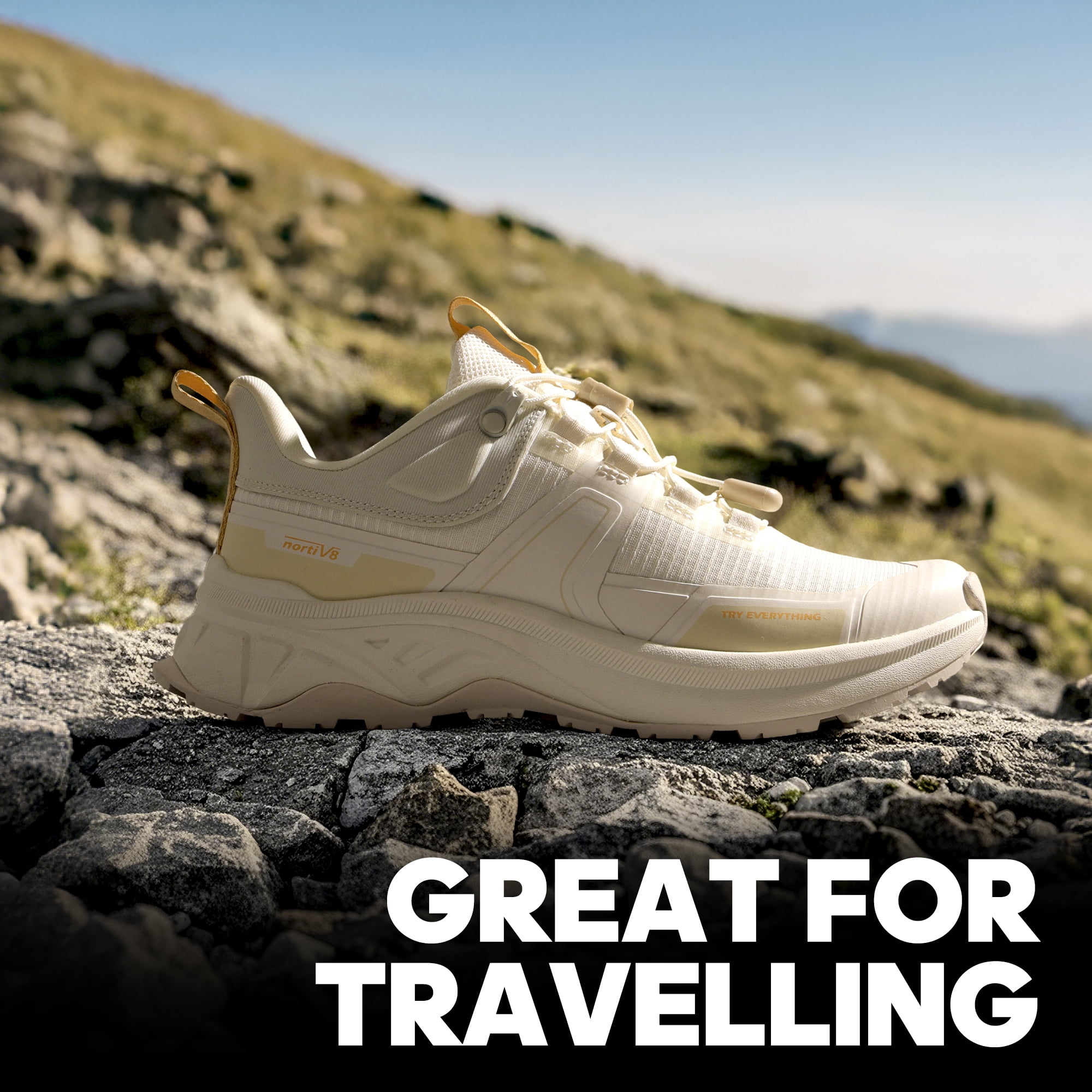 NORTIV 8 Women's Lightweight Hiking Shoes Quick Laces Outdoors Sneakers