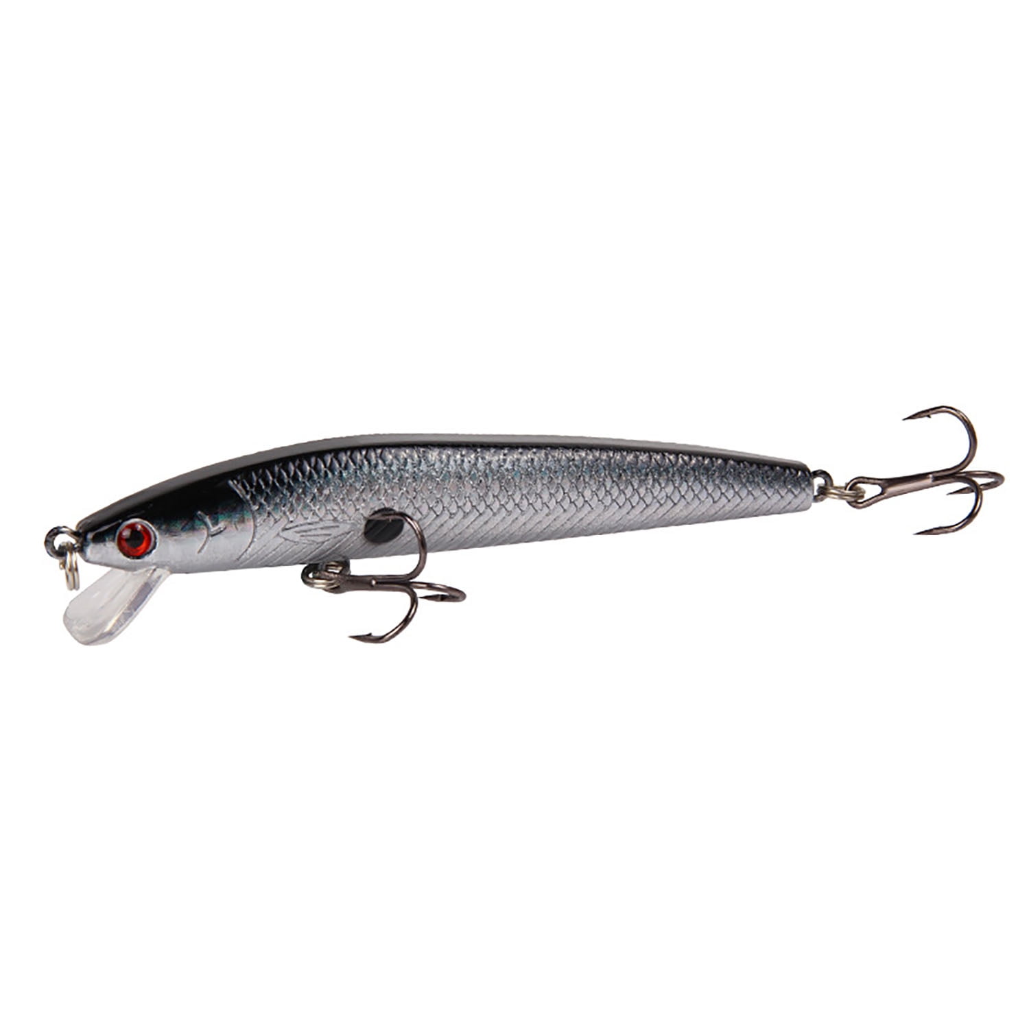 HDUTNGISN Multi-Style Fishing Lures | Life-Like Swimbait & VIB Sinking Lures with Treble Hooks,10PCs
