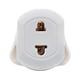 thumbnail image 2 of Enchufe Británico A Europeo Enchufe Convertidor Británico Enchufe Adaptador BS Enchufe Convertidor Europeo A Británico [+2 Una Sola Perla] (Blanco), 2 of 8
