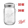 thumbnail image 4 of General Regular Mouth 32-Ounces Mason Jar with Lids and Bands, Clear,(Pack Of 2), 4 of 9