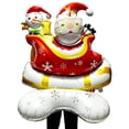 thumbnail image 5 of Globo de pie navideño Lindo dibujo animado Papá Noel Muñeco de nieve Árbol de Navidad Alce Globo Feliz Navidad Decoración para fiesta Suministros, 5 of 5
