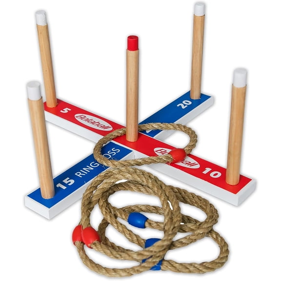 Ergode Bolaball Wooden Ring Toss Game 317573