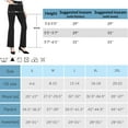 thumbnail image 6 of BALEAF Women's Yoga Dress Pants Bootcut Stretchy Work Slacks Business Casual Pull on Trousers with Pockets 31" Black M, 6 of 6