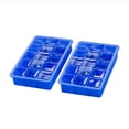 thumbnail image 3 of Cubitos de hielo de silicona espesados, 15 compartimentos, 3,3 cm, molde para cubitos de hielo, caja de suplemento alimenticio de cubitos de hielo creativos de silicona, 3 of 4