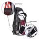 thumbnail image 2 of Mochila transparente - Bolso de hombro transparente anticongelante de PVC transparente Rojo Verde, 2 of 4