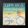 thumbnail image 2 of Coulter, Cynthia 12x12 Black Modern Framed Museum Art Print Titled - Beautiful Ride I, 2 of 5