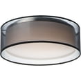 thumbnail image 2 of Maxim 10220BO 16 Po. Prime LED Lampe de Plafond Encastrable, Organza Noir, 2 of 8