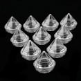 thumbnail image 2 of 10 Pieces Diamond Shaped Clear Cream Empty Lip Balm Container Jars Tin 5g, 2 of 6