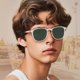 thumbnail image 2 of Gafas de sol CARFIA Retro Cool Acetate con lente verde polarizada, 2 of 8