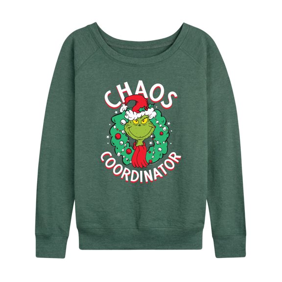 The Grinch - Chaos Coordinator - Women's French Terry Long Sleeve Pullover