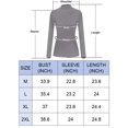 thumbnail image 6 of LAVA Womens Turtleneck Long Sleeve Tops Mock Neck Slim Fit T Shirts Black XL, 6 of 10