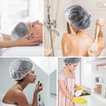 thumbnail image 4 of 100 Shower Caps, Disposable Shower Caps, Disposable Hair Care Cap For Home Use, Hotel, Spa, Hair Salons, 4 of 5