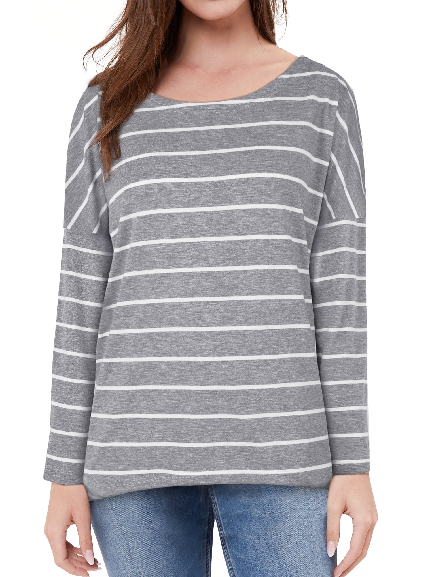 black white stripe tunic