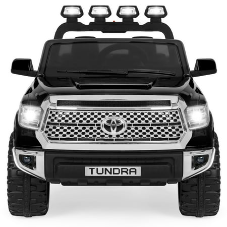 Best Choice Products 12V Kids Battery Powered Remote Control Toyota Tundra Ride On Truck w/ LED Lights, Music, Storage Compartment - (Best Toyota Engine To Turbo)
