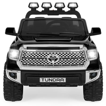 Gmc Yukon Denali Best Choice Products 12V Kids Battery Powered Remote Control Toyota Tundra Ride On Truck w/ LED Lights, Music, Storage Compartment - Black ()