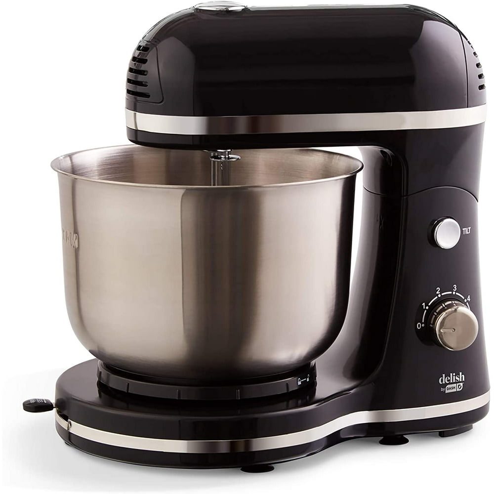 DASH Delish by Dash Compact Stand Mixer 3.5 Quart with Beaters & Dough