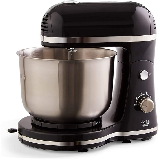 DASH Delish by Dash Compact Stand Mixer 3.5 Quart with Beaters & Dough