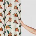 thumbnail image 3 of Orinice  Spring Shower Curtain, Contemporary Style Birds of Paradise Flowers Tropical Garden Blossoms Bedding Plants, Cloth Fabric Bathroom Decor Set with Hooks, 60x72, 3 of 7