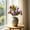 66#Purple, variant on Artificial Peony Flowers, Vintage Floral Bouquet With Realistic Budding Bloom Design And Flexible Arrangement Feature, Decorative Flower Accent for Home Table Wedding Party Events