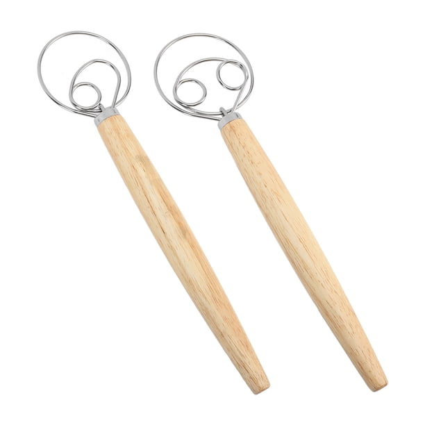 Batidor De Masa Danés, Batidor De Pan Con De Acero Inoxidable, Herramienta De Cocina Práctica