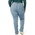 thumbnail image 3 of Signature by Levi Strauss & Co. Gold Label Women's Curvy Totally Shaping Straight Jeans (Standard and Plus) Standard 4 Blue Ice (New)-waterless, 3 of 5