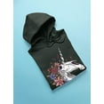 thumbnail image 3 of Unicorn Skull Neighing Hoodie Women -Smartprints Designs, Female x-Large, 3 of 4