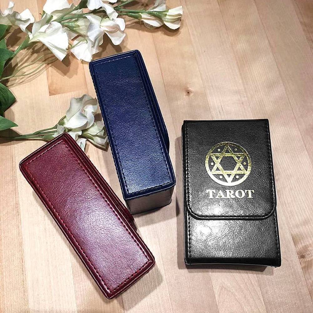 Tarot cards with Leather Deck Box and instruction book - Tarot high quality Cards with card box