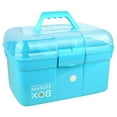 thumbnail image 4 of HLONK Box Medicine Storage First Aid Emergency Kit Organizer Bag Casecontainerscontainer Home Family, 4 of 8