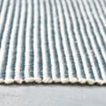 thumbnail image 4 of Mainstays Tassel Two-Tone Blue Polyester Indoor/Outdoor Layering Rug, 24" x 36", 4 of 7