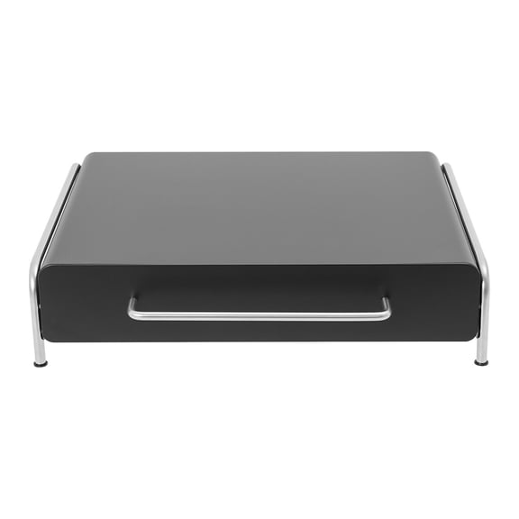 K Cup Organization Storage Drawer - Carbon Steel Coffee Pod Holder with Sliding Drawer, Countertop Maker Stand, Holds 36 Pods, Supports Coffee Machine (Black/White)